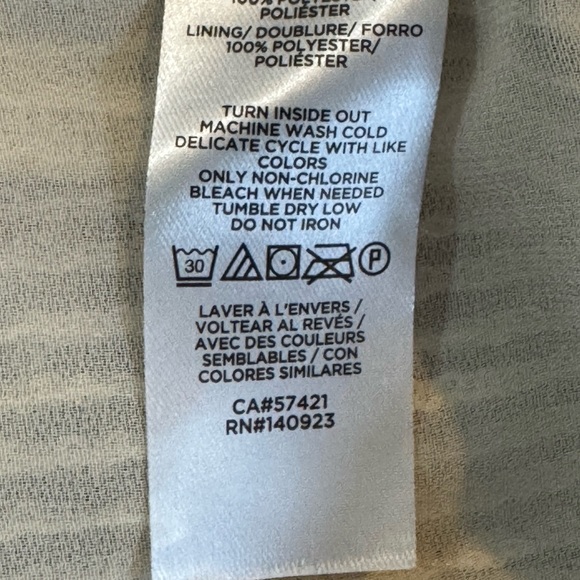 Loft Beige Tan Ivory Sequin Short Sleeve Party Top Shirt Women's Size Medium - Picture 9 of 11